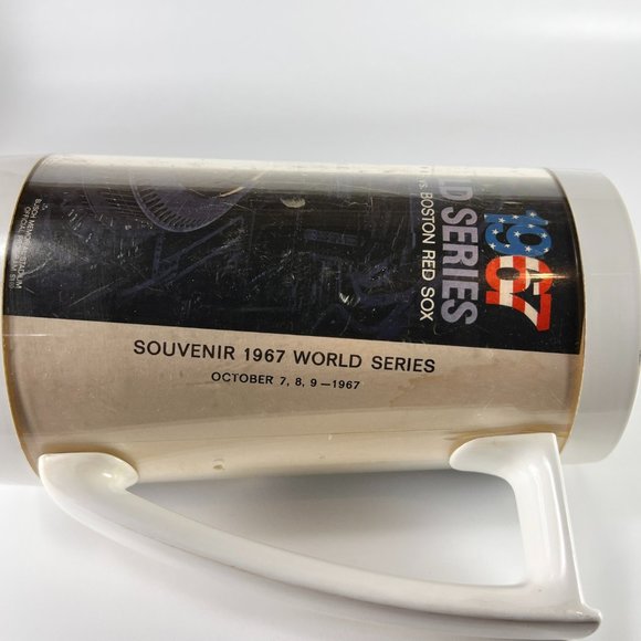 Vtg 1967 World Series Beer Mug Stein Anheuser Busch Cardinals Boston MLB - Picture 6 of 12